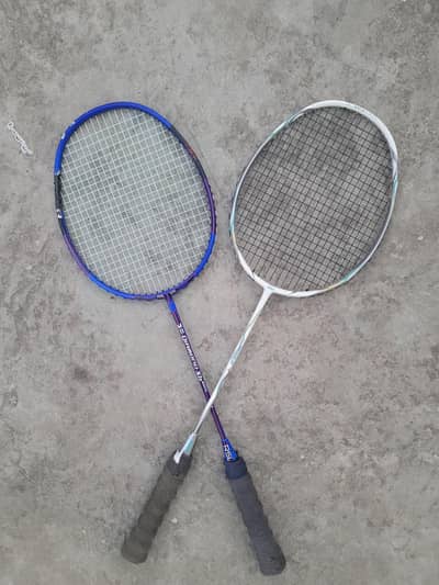 PRO BADMINTON RACKETS : VS TITAN 7 (NEW) + RSL DIAMOND X5 (REPAIRED)