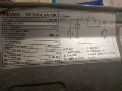 HAIER FRIDGE - HRF-246