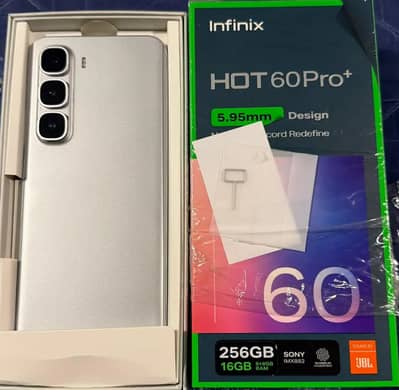INFINIX HOT 60 PRO PLUS (TITANIUM SILVER) 3 WEEKS USED ONLY- 8/256GB