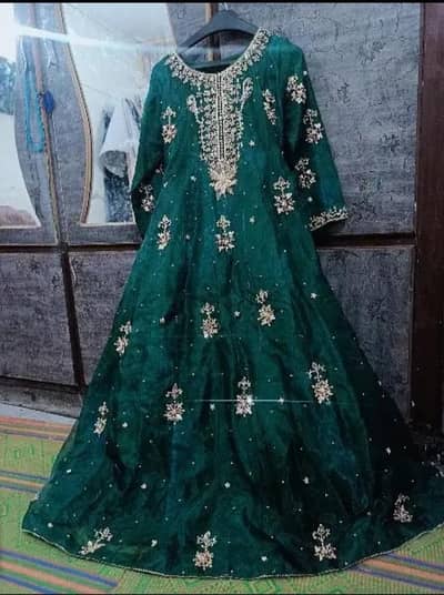 party wear maxi only one time used