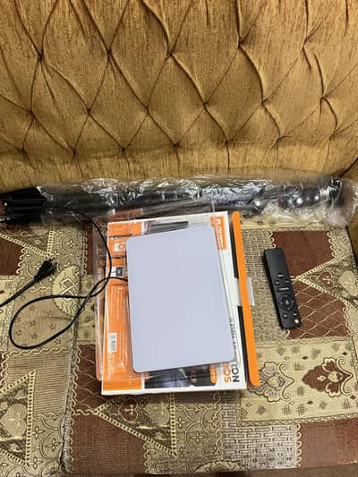 Video graphy light with stand