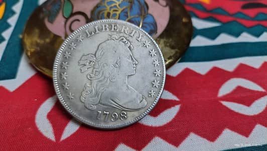 USA 1798 LIBERTY DOLLAR COIN, USA OLD COIN, USA RARE COIN, ANTIQ COIN