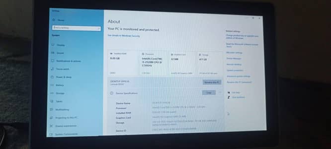 Dell i5 2nd generation laptop 8gb ram 320gb hdd