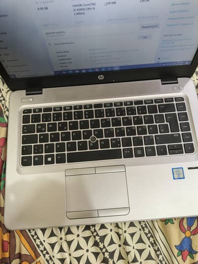 HP elite book 840 G3 10/10 condition for sale