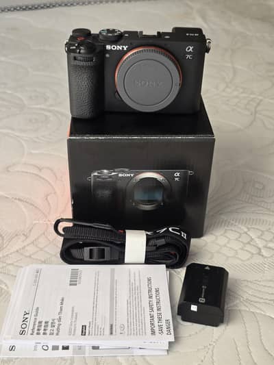 Sony Alpha A7C II Mirrorless Camera  Box & Original Accessories