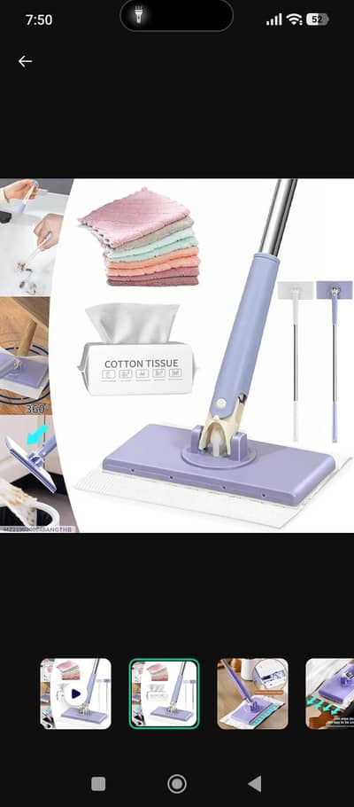 Multi-purpose foam cleaning brush with cotton tissue