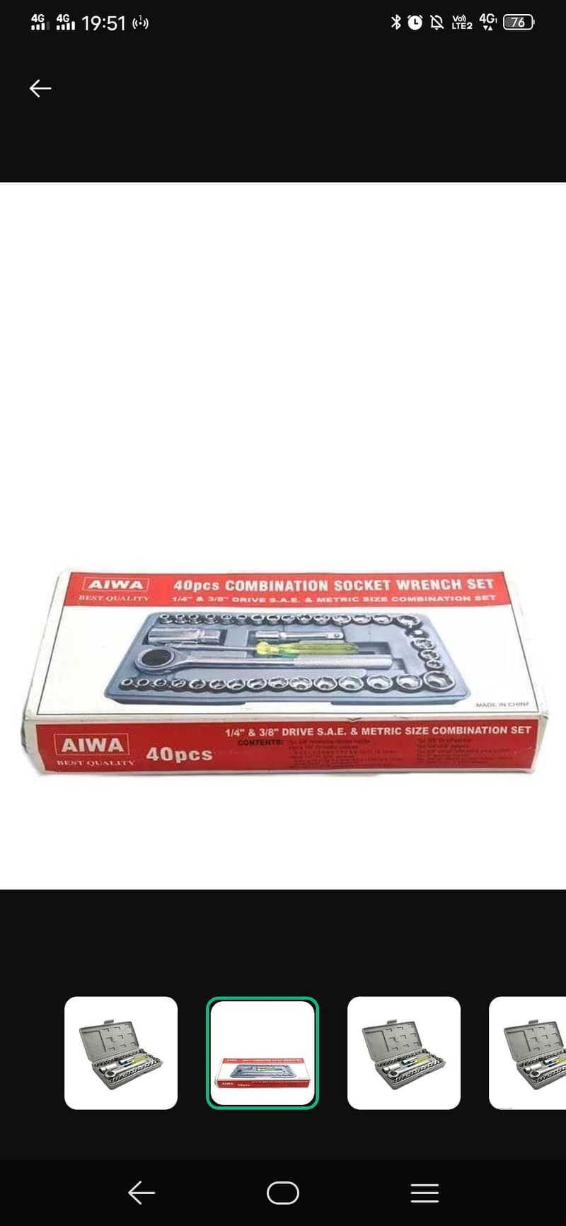 40 pcs Almunium portable tool kit 1