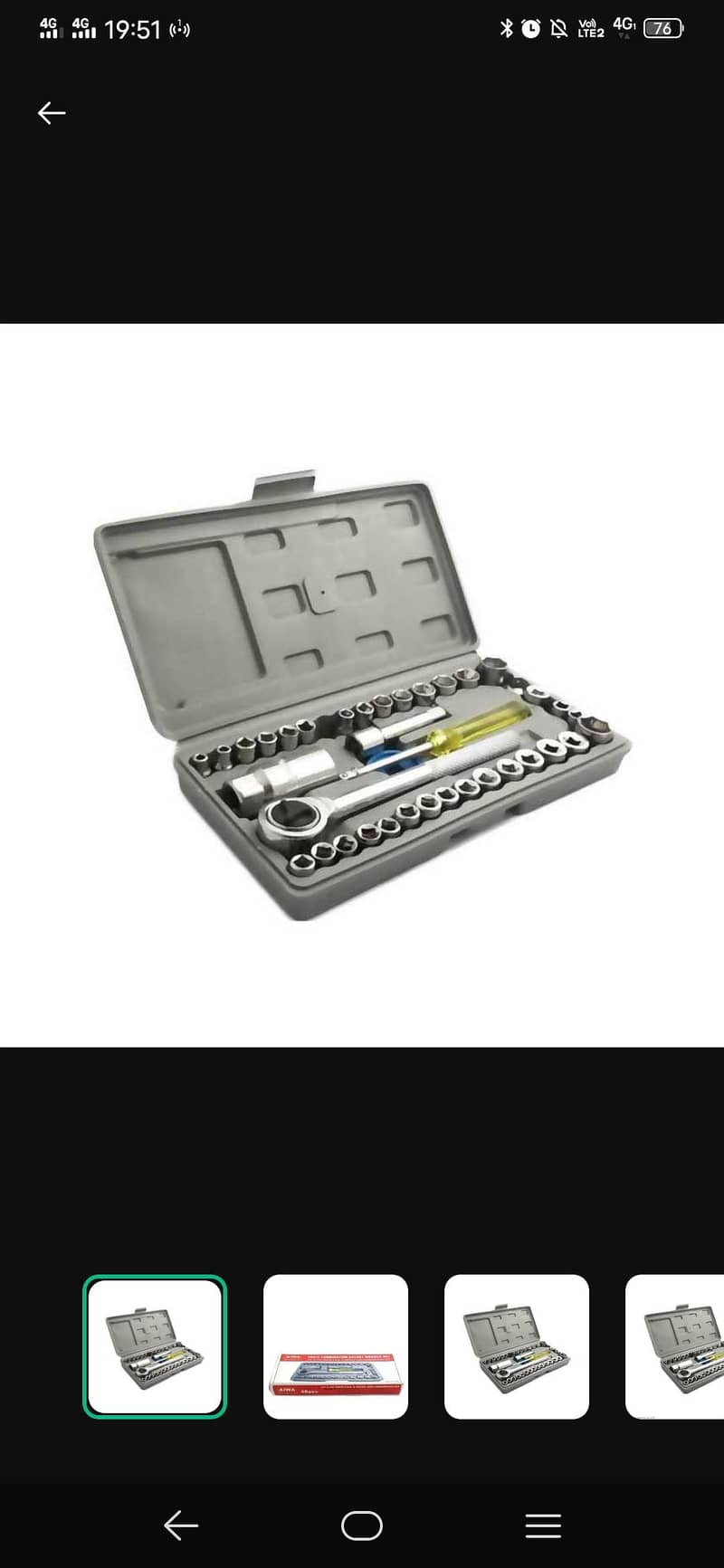 40 pcs Almunium portable tool kit 2