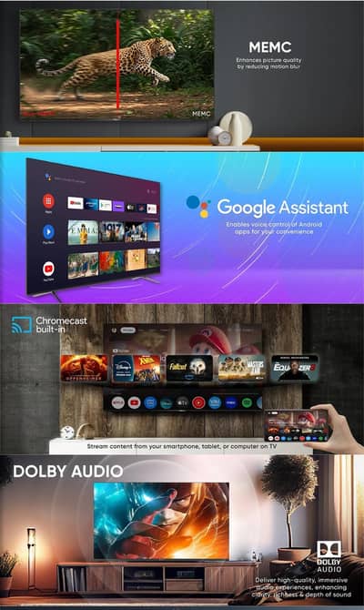 EcoStar 55 Inches QLED Smart 4K UHD LED TV