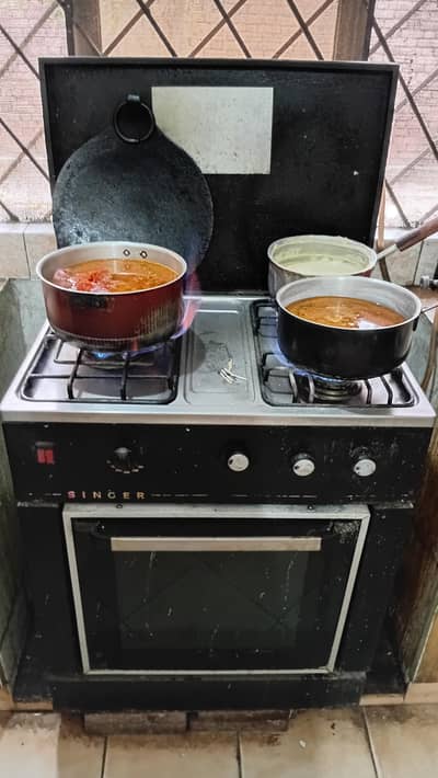 Singer stove and cooking range