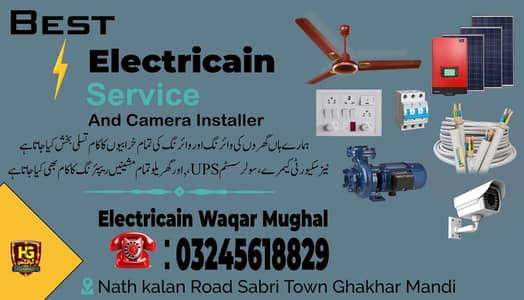 Best Electricain and Solar Installer and cctv