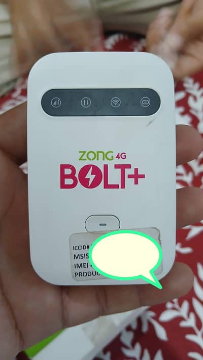 ZONG 4G BOLT+