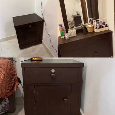 2 side tables + dressing table