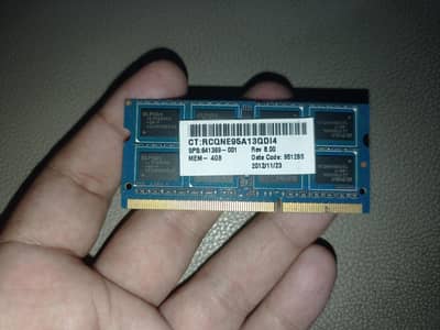 4gb ddr3 ram, 1600mhz speed, Good condtion.