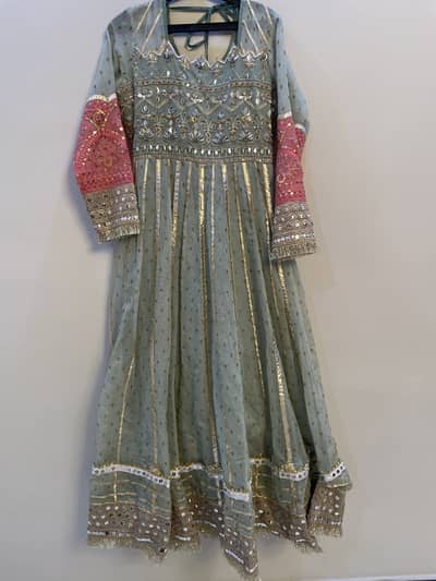 ZAHRA AHMAD MAXI FORMAL FANCY READY TO WEAR | WEDDING WEAR |