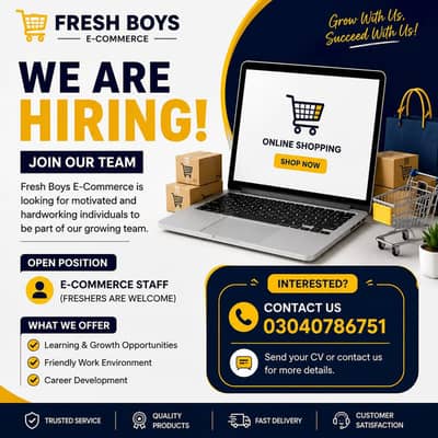 We need Fresh Boys