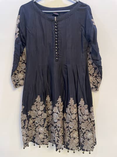 SHAPOSH BRAND READY TO WEAR FORMAL FANCY PEPLUM DRESS | WEDDING WEAR
