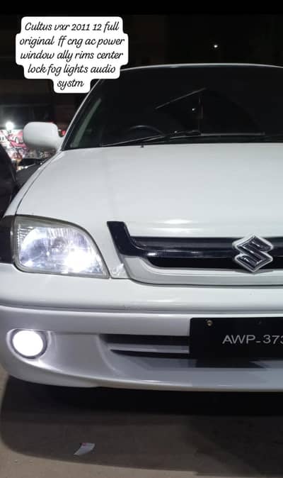 Suzuki Cultus VXR 2011 Dec 12 registr
