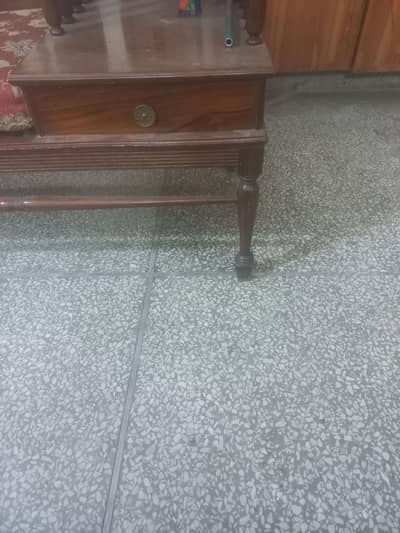 beautiful antique pure teakwood telephone table seater