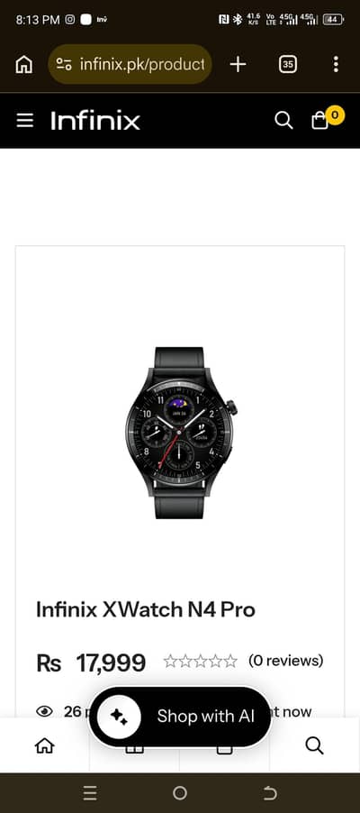 Infinix XWatch N4 Pro Smart Watch
