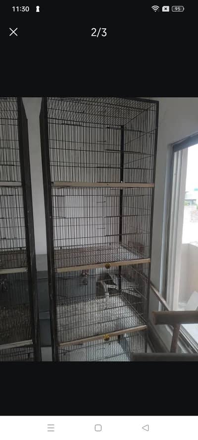 2 cages for sale size 6×2 fit