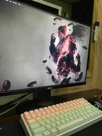 Dell LCD 22 Inche boderless + Houji CQ 84 RGB Mechanical Keyboard