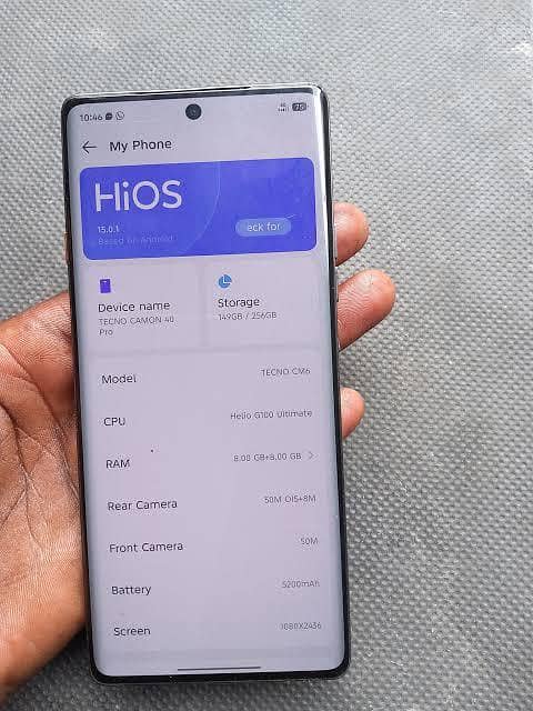 Tecno CAMON 40 Pro 3