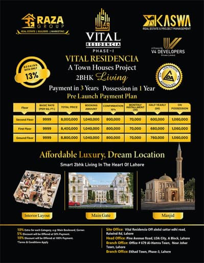 2 Bed Town House On Installments
