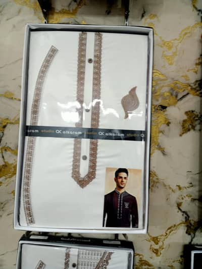 Gul ahmad embroidered men's wear just dukan dar hazrat rabta kareen