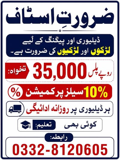 Delivery Rider Required