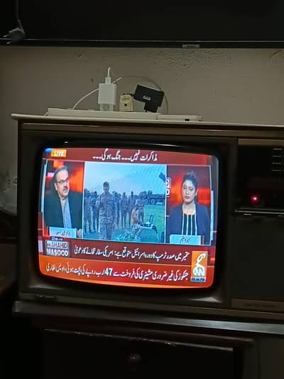 National TV. Good condition. with remote.