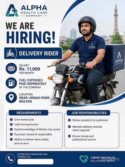 Delivery Rider Job