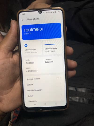 Realme note 60x