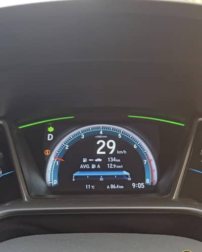 honda civic si meter