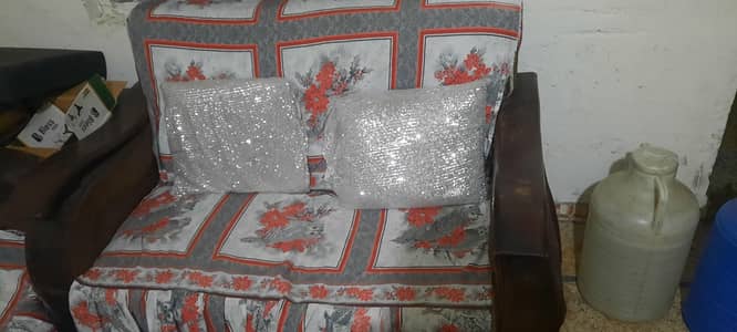 7 seater sofa set used