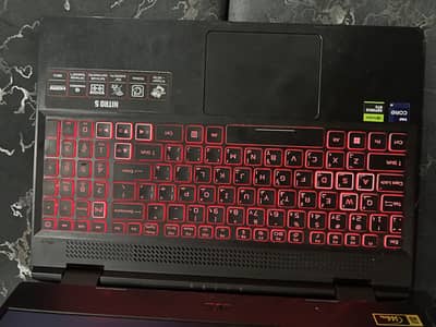 Acer Nitro 5  core i9  12th generation, Gaming laptop 8GB graphics car