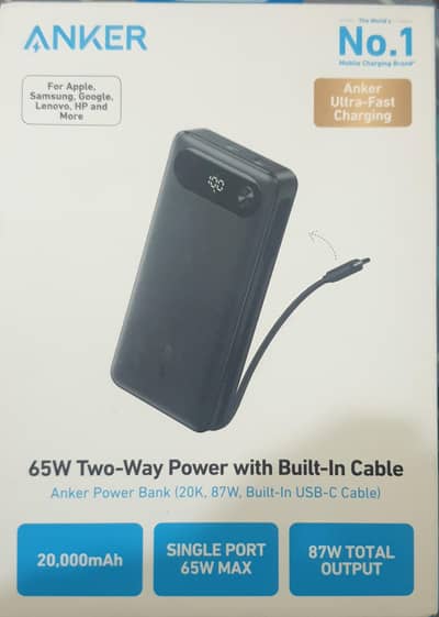 Anker power bank 20000 mah box packed brand new