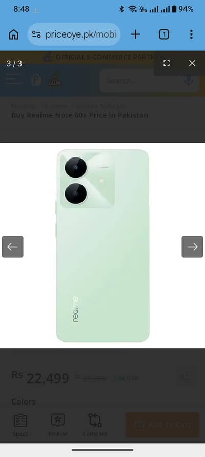 All okay hai Realme note 60x
