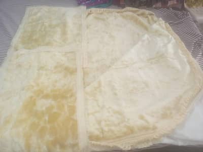 Plush Mink Bridal Bed Sheet.