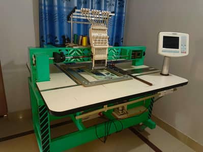Embroidery Machine For Sale Pakistan made with screen working