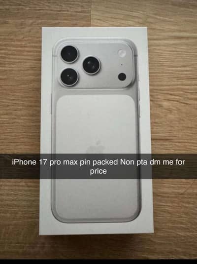 new iphone 17 pro max 256gb