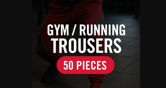 Gym Running Trousers Stock for Sale