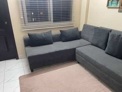 L Shape sofa set (6 seater ) ONLY 4 months used