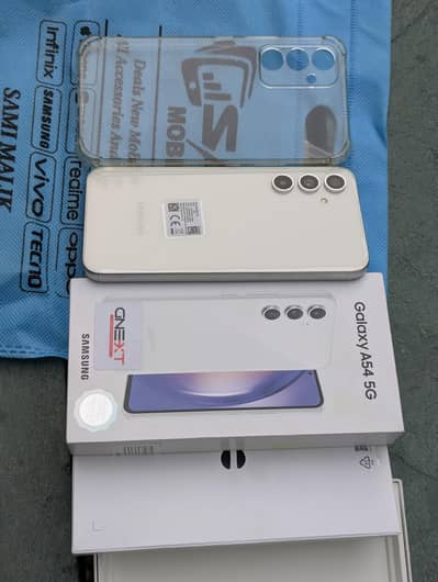 Samsung Galaxy A54 5G 8GB RAM 256GB White – just box open