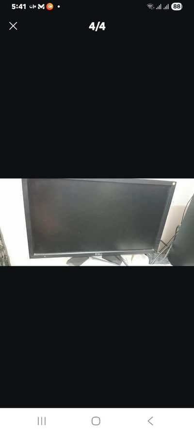 CPU from Hp &monitor from Dell brand all computer set in good