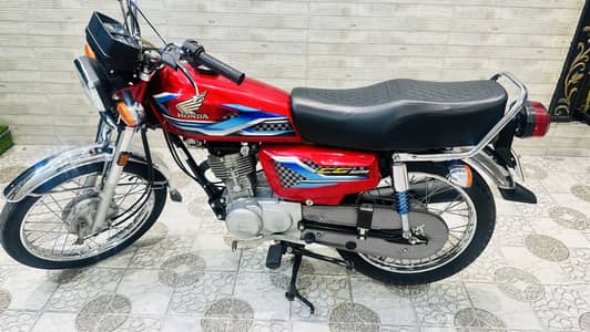 honda 125 red color model 2024