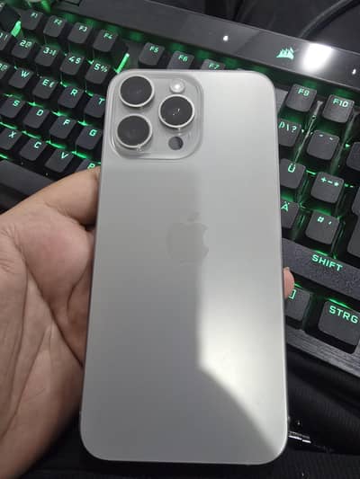 iPhone 15 Pro Max 256GB Natural Titanium (Non PTA) - 10/10 Condition