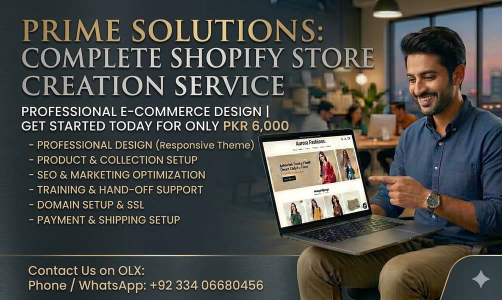 Professional Shopify E-Commerce Store Development 0