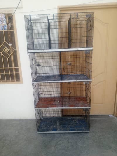 9 portion folding cage