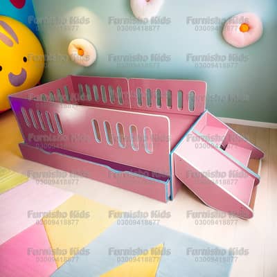 New Style Kids Single Bed for Boys Sale 3D new design
